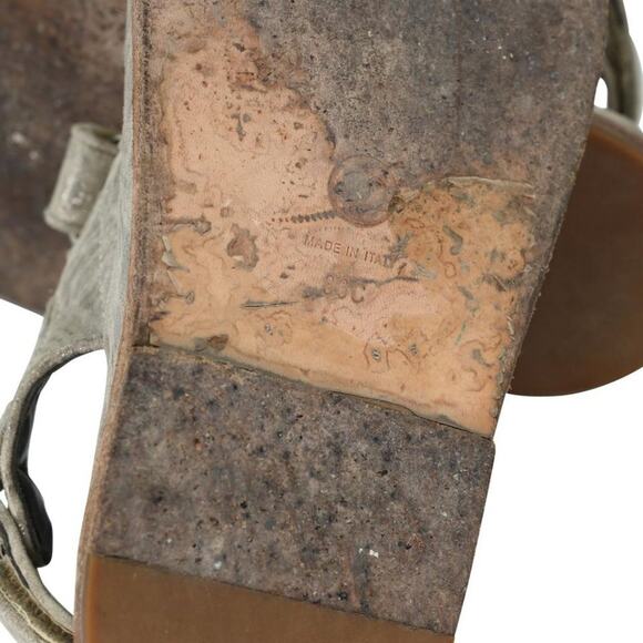 Chanel Metallic CC Logo 36C Quilted Leather Dad Sandals CC-S0829-0005 - Picture 11 of 11